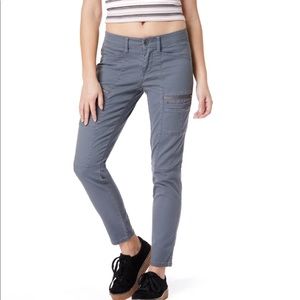 Blair side zip, skinny pant, Grey, Size 7 by Unionbay